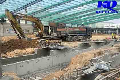 Phá dỡ công trình cũ trọn gói cho nhà xưởng, kho và mặt bằng công nghiệp